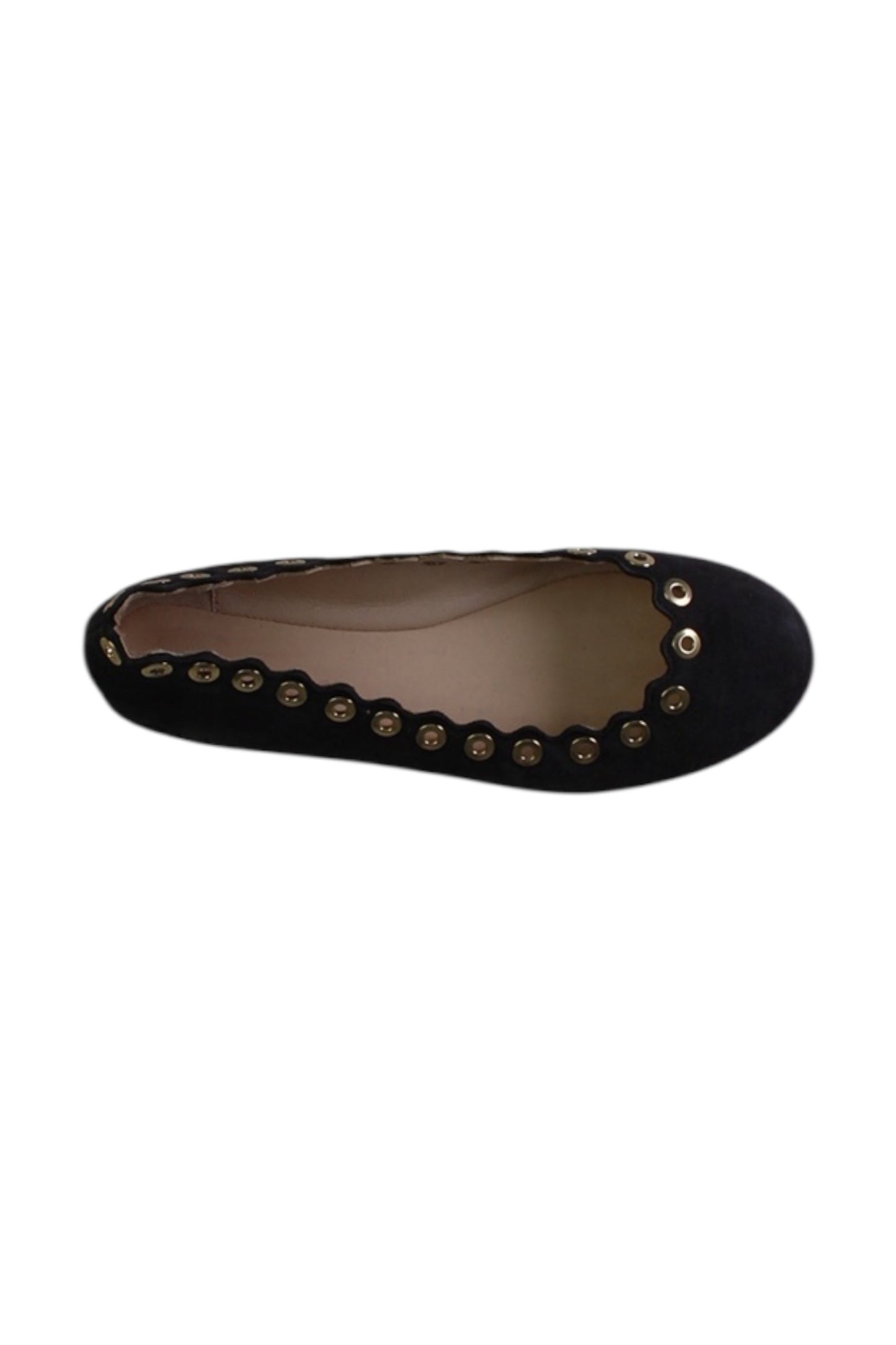 Chloe Eyelet Detail Flats EU34