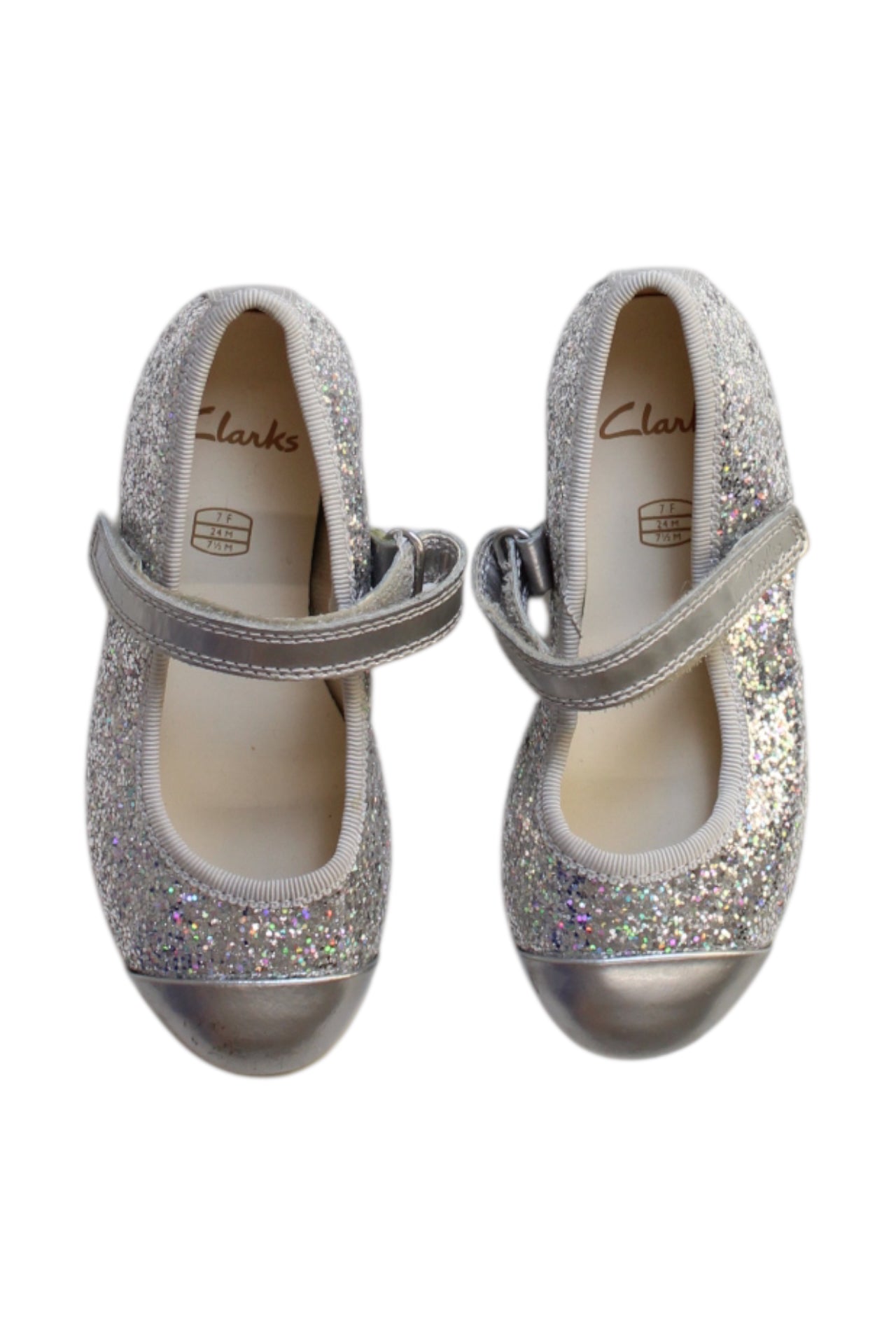 Clarks Sparkly Mary Jane Flats EU24